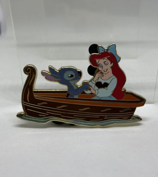 Disney Store Stitch Guest Star Ariel Pin LE 125 HTF Rare Little Mermaid