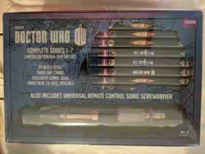 Doctor Who: Complete Series 1-7 Blu-ray 29 discs LIMITED Giftset w/Remote