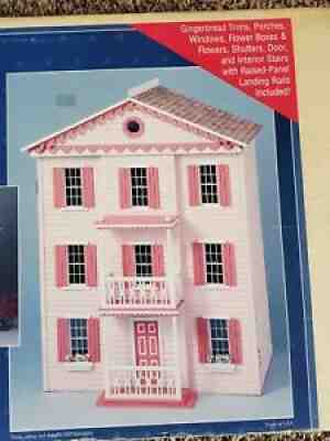 Rare Vintage Walmer Strawberry Patch Front Opening Wood Dollhouse Kit 1:12