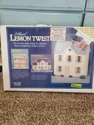 Vintage Walmer Lemon Twist Wood Dollhouse Kit 1:12 Never opened