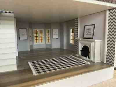 assembled Dollhouse 1:12 victorias farmhouse miniatures built newÂ 