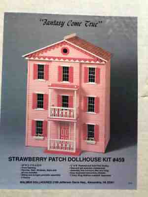 Strawberry Patch Dollhouse Doll House Kit #459 Walmer Enterprises, Inc Rare! New