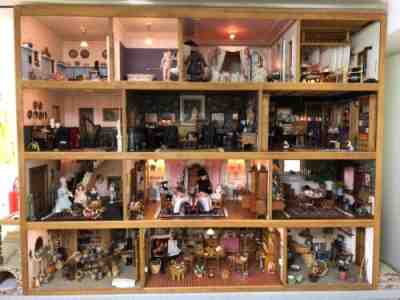 Unique one of a kind artist dollhouse 1:12