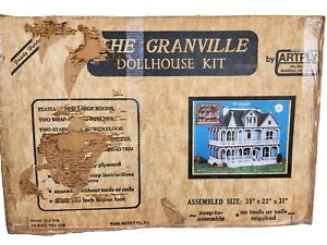 Artply Granville Vintage Victorian Wooden Dollhouse Kit 1:12 Scale