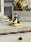 Vintage Miniature Dollhouse RARE Olszewski Pre-Goebel Figurine Farmyard Hero '77