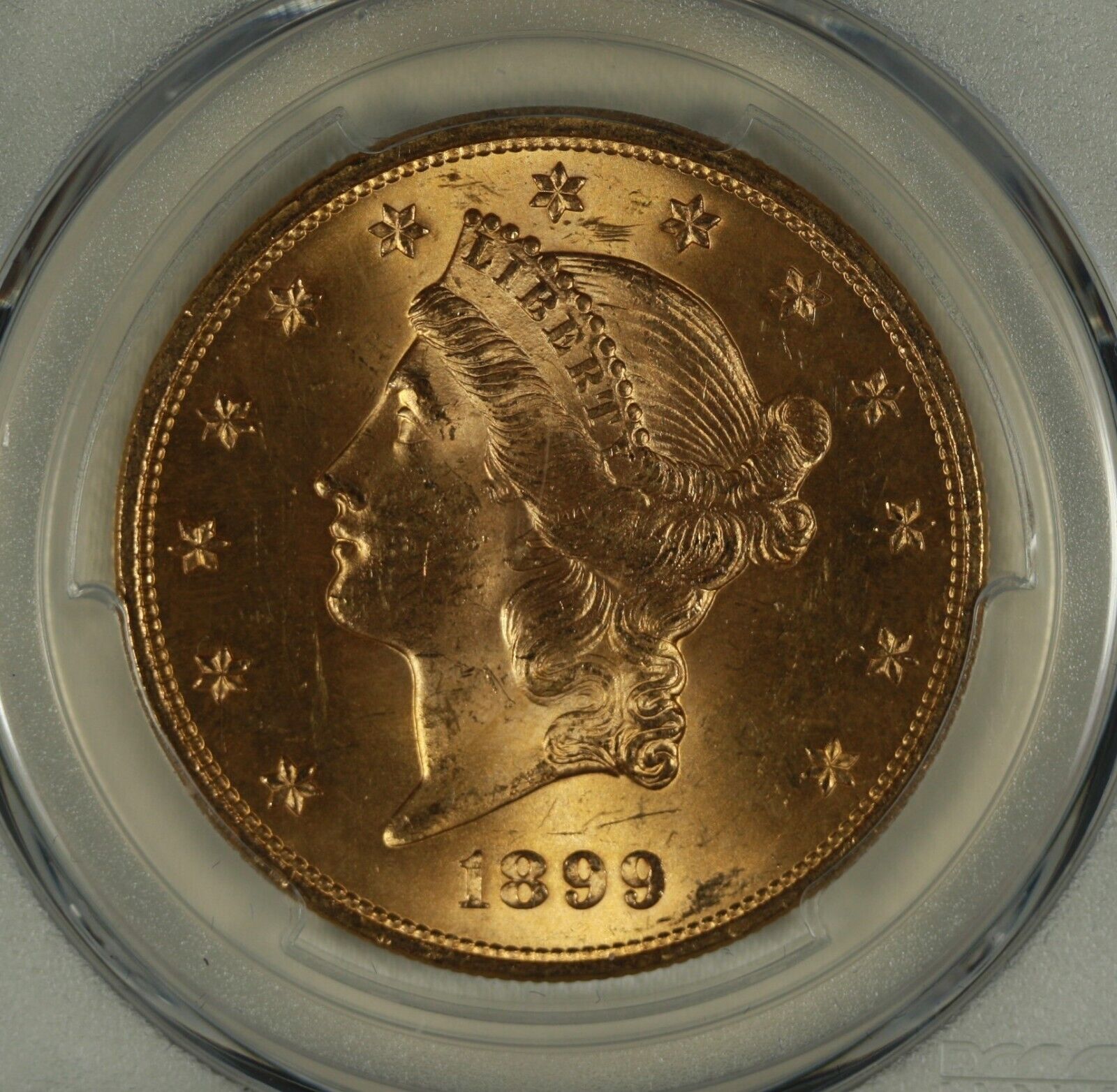 1899 $20 Liberty. PCGS MS64.