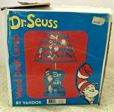 Dr Seuss Cat In The Hat Lamp Kid / Baby Room Decor Vintage