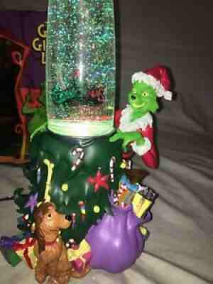 GRINCH GLITTER LAMP MOTION CHRISTMAS IN BOX DR SEUSS