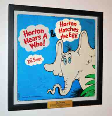 RARE Dr. SEUSS Signed LP Record, AUTOGRAPH on 