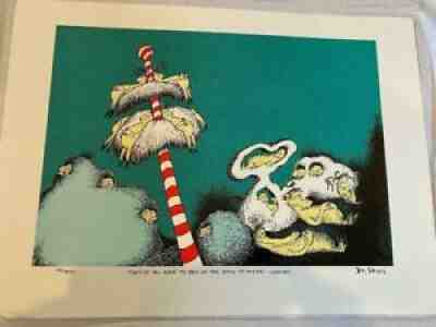 Dr Seuss Limited Edition Lithograph Authentic