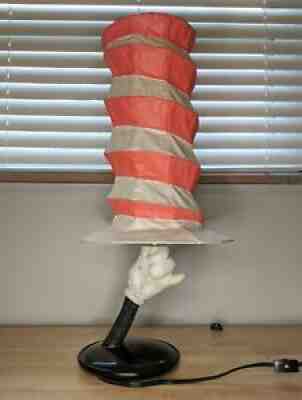 ~ vintage VANDOR ~ Dr. Seuss Cat in the Hat HAT TABLE LAMP ~ MIB ~ 2001