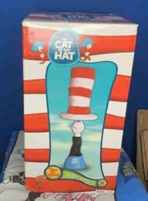 NIB Dr Seuss The Cat In The Hat Table Lamp 2003 Universal Spencer Gifts