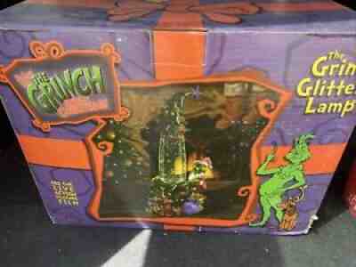 How the Grinch Stole Christmas Glitter Lava Lamp, Universal Studios, 2000, Rare