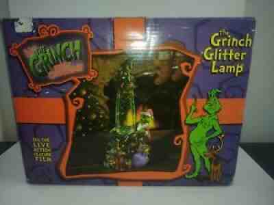 How the Grinch Stole Christmas Glitter Lava Lamp, Universal Studios, 2000, Rare