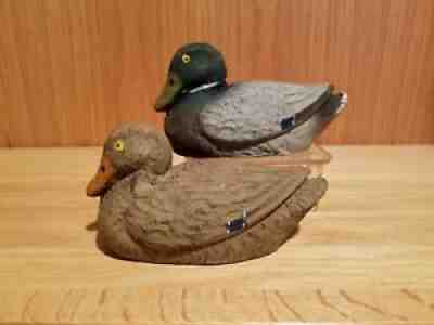 Very Nice Carry-Lite Salesman Sample Vintage Duck Decoys Pair Milwaukee WI