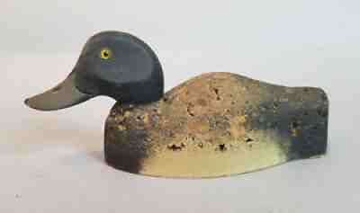 RUPPEL Miniature Salesman 1/4 size sample Duck Decoy - Vintage Decoys