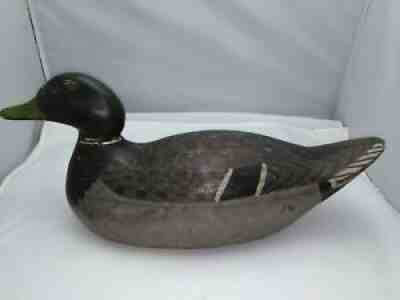 Rare Mason Decoy Factory-Premier Mallard Drake Senachwine Duck Club-Retire Gift.