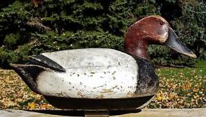 RARE EARLY ~SWANSON RIG c1950 FRANK CUMMINGS Wood Duck Decoy HARSENS ISLAND MICH