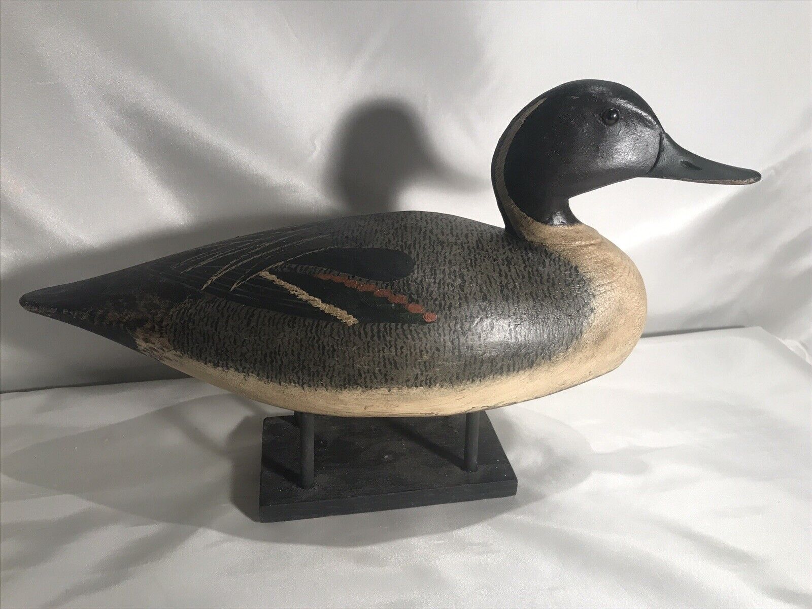 elmer crowell pintail drake duck decoy vintage