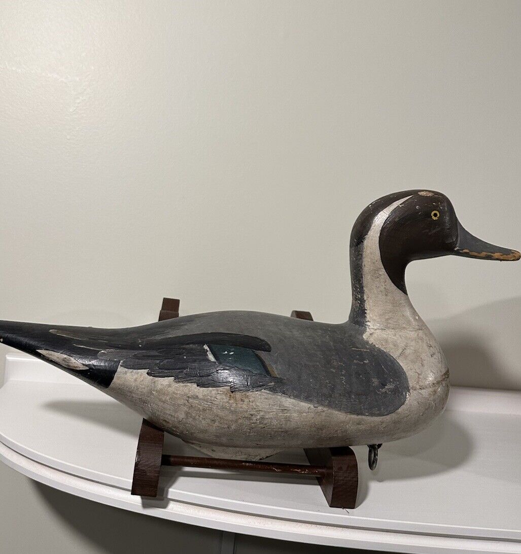 DECOYS- R.Madison Mitchell 1940s Pintail Pair of Decoys- Havre De Grace Maryland