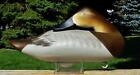 MINT VERY RARE PREENER SIGNED 1980 CHARLIE JOINER "HEN" Wood Duck Decoy MARYLAND