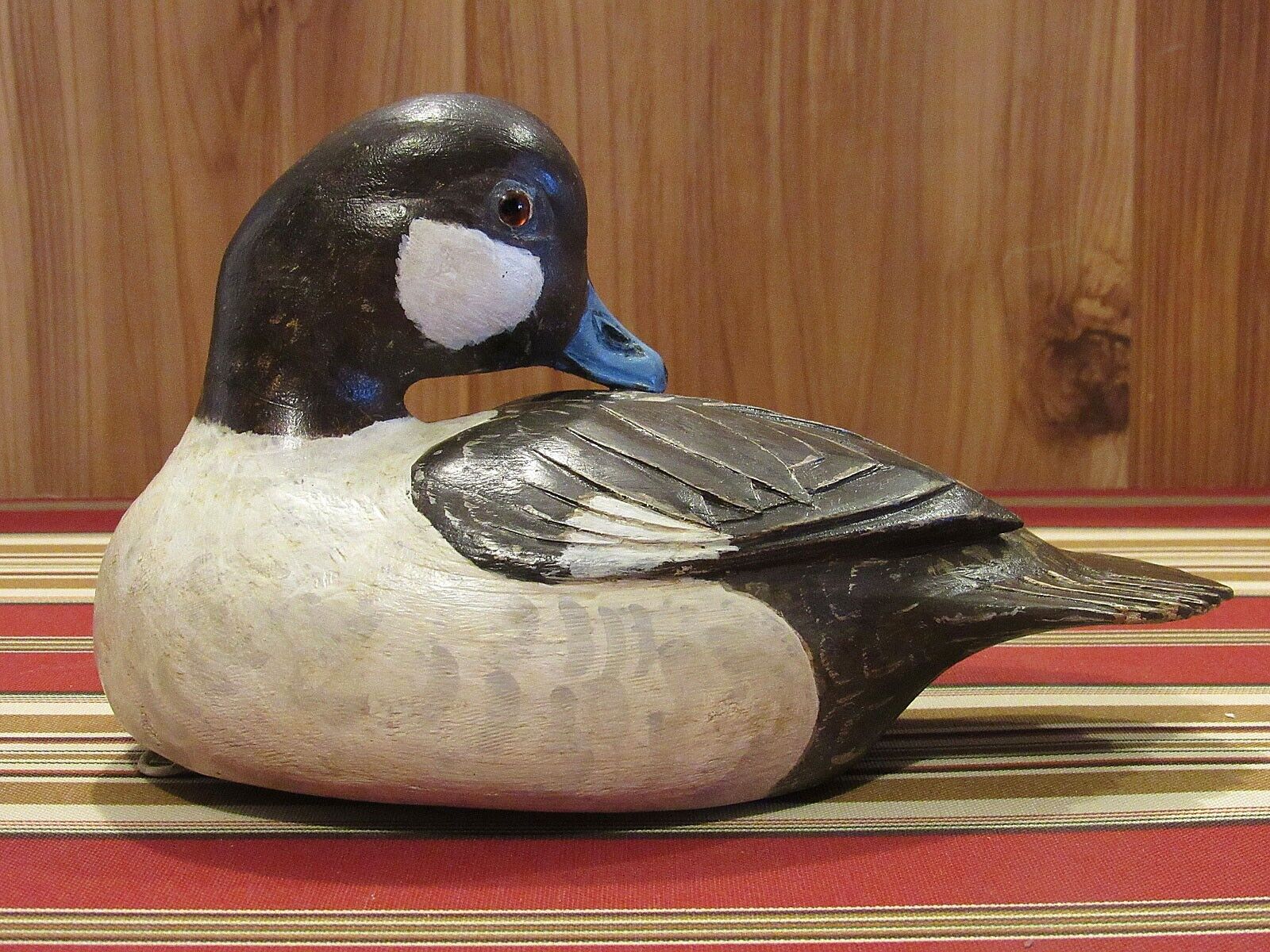 Bufflehead Hen Sleeper Duck Decoy Original Paint Floater Mint by Danny Lee Heuer