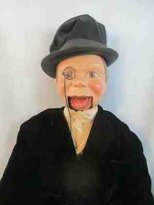 Vintage Effanbee Composition Charlie McCarthy Puppet Ventriloquist Dummy Doll