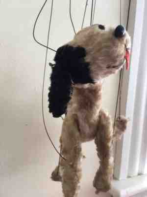 clippo pet pup poochi dog marionette puppet virginia austin 1930 effanbee