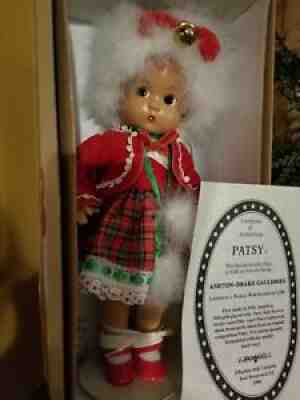 MINT In Box EFFANBEE HOLIDAY PATSY 2000 12" Doll w/ Stand & Certificate Vintage