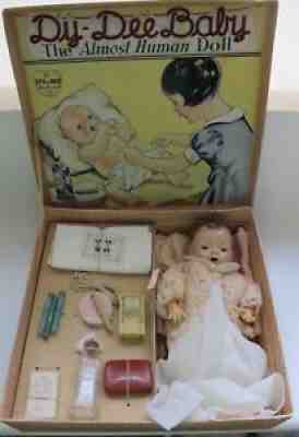 Vintage Dydee Baby, 11â?, Near Mint, Original Box/Accessories
