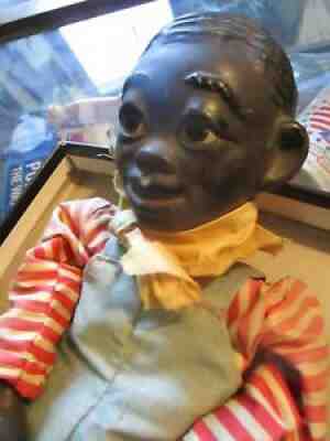 Vintage Effanbee Virginia Austin Lucifer Marionette Puppet-Black Americana-1930s