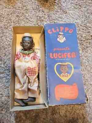 1930's Effanbee Lucifer Marionette puppet by V. Austin Clippo black vintage
