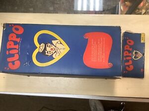 vintage clippo the clown marionette puppet doll- preowned never taken out of box