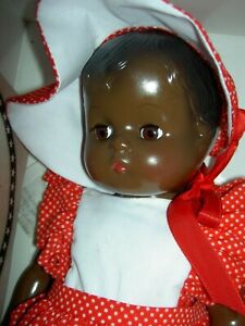 Effanbee Black PATSY JOAN #V522 CLASSIC 1949 replica doll w/cert needs stringing