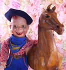 20" Early Composition HOWDY DOODY doll Effanbee original clothes SLEEP EYES
