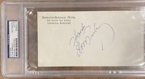 Elvis Presley Signed Auto Seelbach Hotel Envelope PSA Certified With Scarf