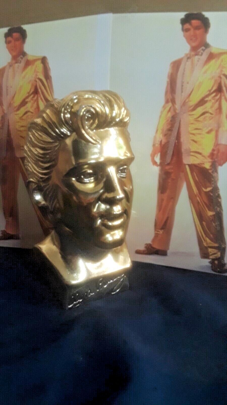 ELVIS PRESLEY  1956  GOLD  STATUE   VERY RARE Only made for News and Radio 1961