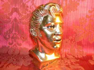 Mega Rare Elvis Presley Enterprises gold-plated bust statue EPE 1961 Holy Grail