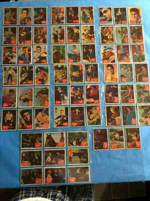 1956 ELVIS PRESLEY TRADING CARDS *COMPLETE SET OF 66* ORIGINAL! PLUS 1992 FULL S