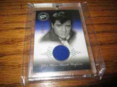 ELVIS PRESLEY-GOLD EDITION-PRESS PASS WORN PAJAMAS SWATCH 005/299-MINT IN HOLDER