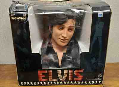 WowWee Elvis Presley Talking and Singing Animatronic Bust With One Cartridge