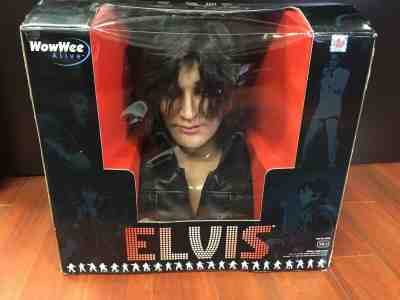 WowWee Elvis Presley Talking and Singing Animatronic Bust BRAND NEW NEVER USED