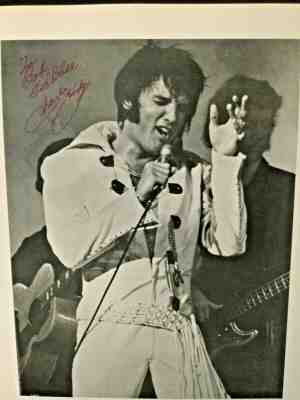 ELVIS PRESLEY - CHARLIE HODGE - TCB - SIGNED - 8" X 10" PHOTO - 100% AUTHENTIC