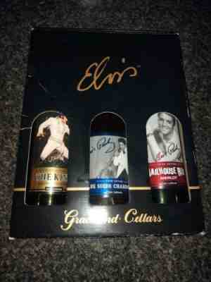 Graceland Cellars Elvis Presley wine lot of 3 bottles 03 - 04 Cabernet Sauvignon