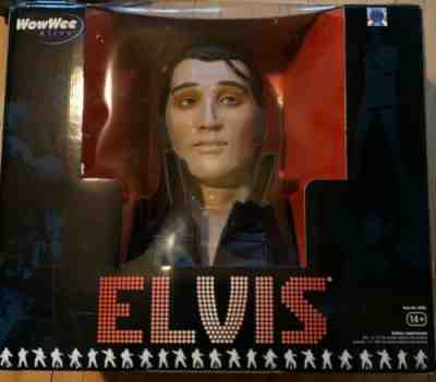 NEW Rare Elvis Presley WowWee Alive Animatronic Singing/Talking Bust UNOPENED!!!