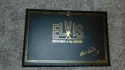 Bradford Exchange Elvis Presley Entertainer of the Century Patch Album L@@K!!