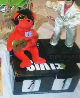 ELVIS PRESLEY Novelty Guitar Clock,Candy Tin,Serving Tray,TV Guides Mugs Statue