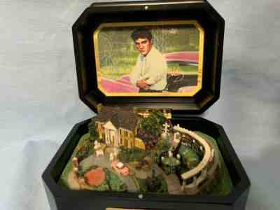 NEW Elvis Presley Graceland Music Box Love Me Tender, MINT in box COA NIB #942