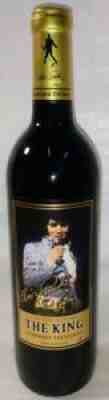 2003 The King Cabernet Sauvignon Wine Second Edition Bottle Full Elvis Presley