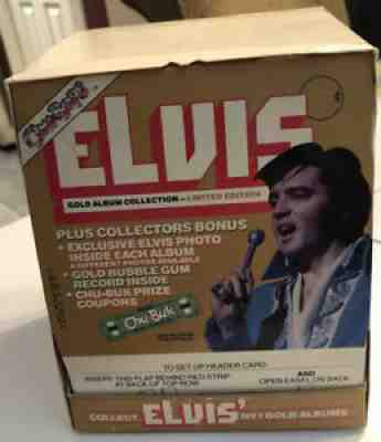 Incredible Elvis Presley Chu Bops Gum Candy Album Unopened Display Box 64 Albums